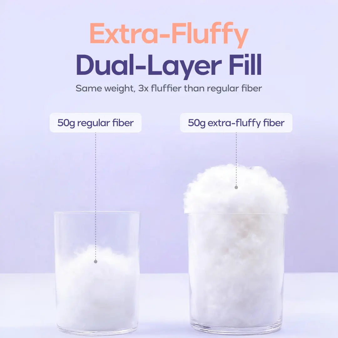 Soft Quilted Grid Design Pillow, Ultra Fluffy Plush Bed Pillow with Cloud-Like Comfort, Breathable Support for Side, Back & Stomach Sleepers, Cozy Pillow for Deep Restful Sleep