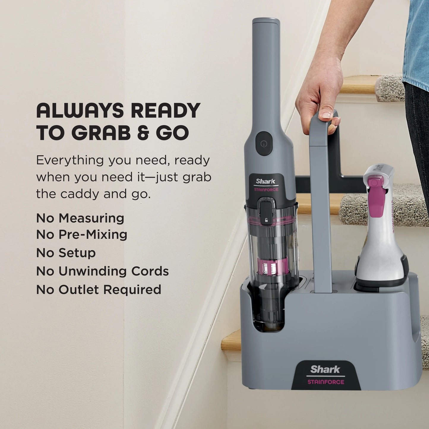 Cordless Portable Stain Cleaner – Powerful Spot Cleaner for Carpets, Upholstery & Home Use