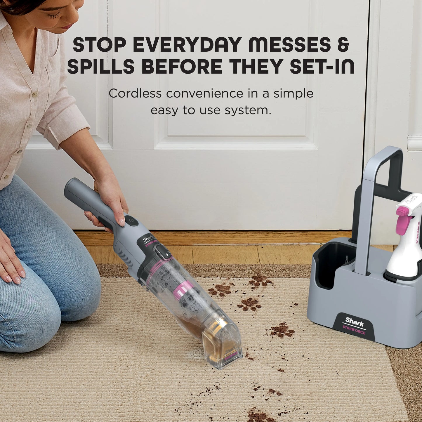 Cordless Portable Stain Cleaner – Powerful Spot Cleaner for Carpets, Upholstery & Home Use
