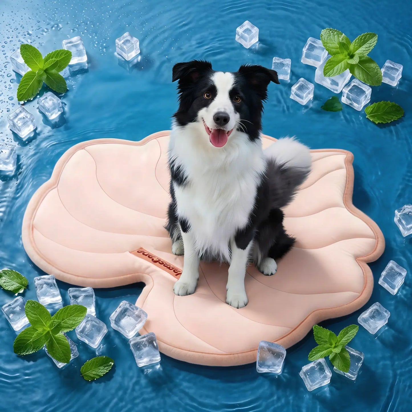 Cooling Pet Mat, Eco-Friendly Cooling Pad for Large Dog, SummerVibes Cooling Mats for Dog Bed, Cool Dog Stuff, Washable Pet Mat, Use in Crate, Trunk, Camping, Outdoors, Portable,Machine Washable, Durable, Without Gel, Outdoorfun